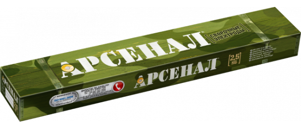 Электроды сварочные Арсенал МР-3, ф 3 мм (уп-2,5 кг) купить с доставкой в Щербинке