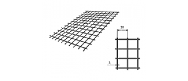 Сетка сварная (дорожная) 50х50х3мм 1х2м купить с доставкой в Щербинке